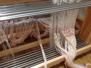 Loom with Homemade Heddles